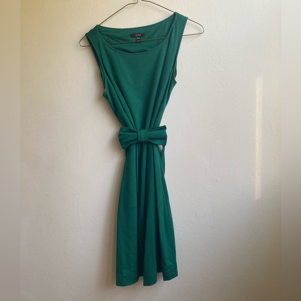 Green Belted Dress, XS, Jacob